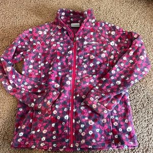 Columbia girls fleece jacket size large